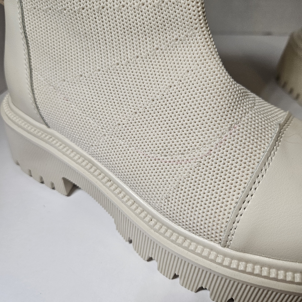 Slip on knit unbranded boot beige - Picture 5 of 7